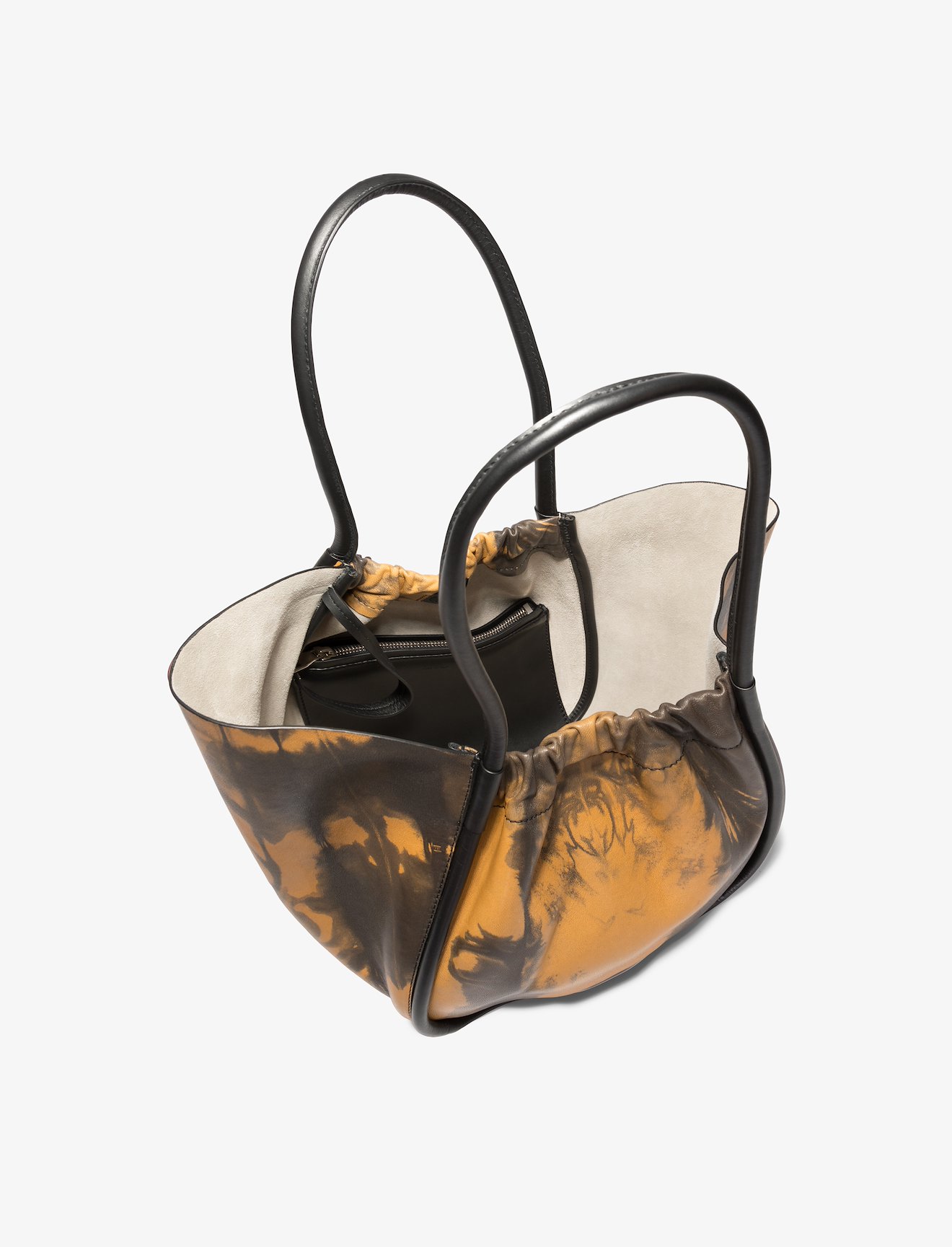 XL Tie Dye Ruched Tote #3