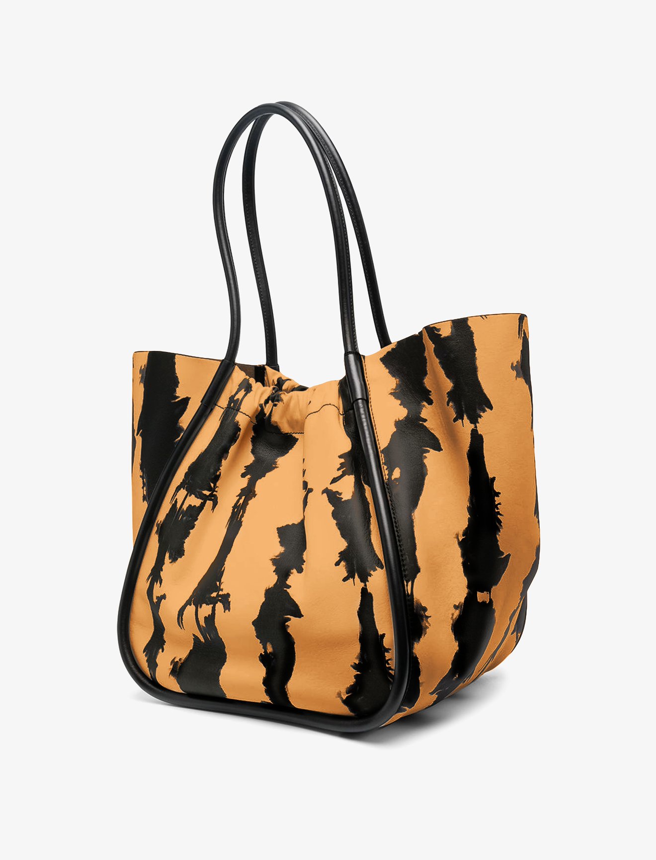 XL Tie Dye Ruched Tote #1