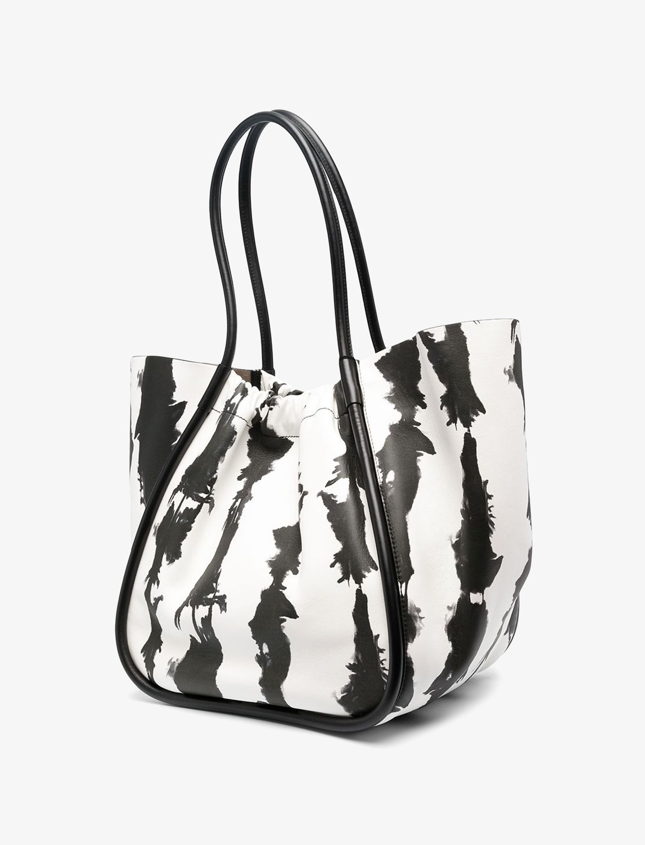 XL Tie Dye Ruched Tote #1