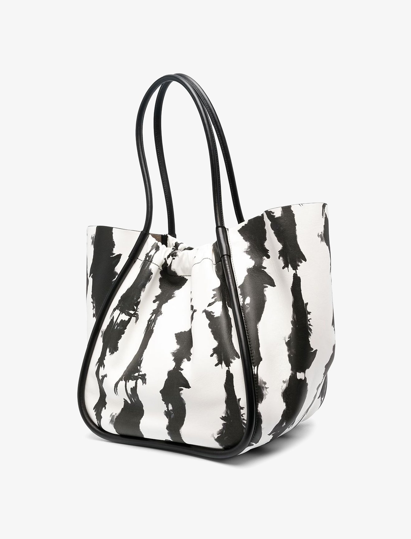 XL Tie Dye Ruched Tote #1