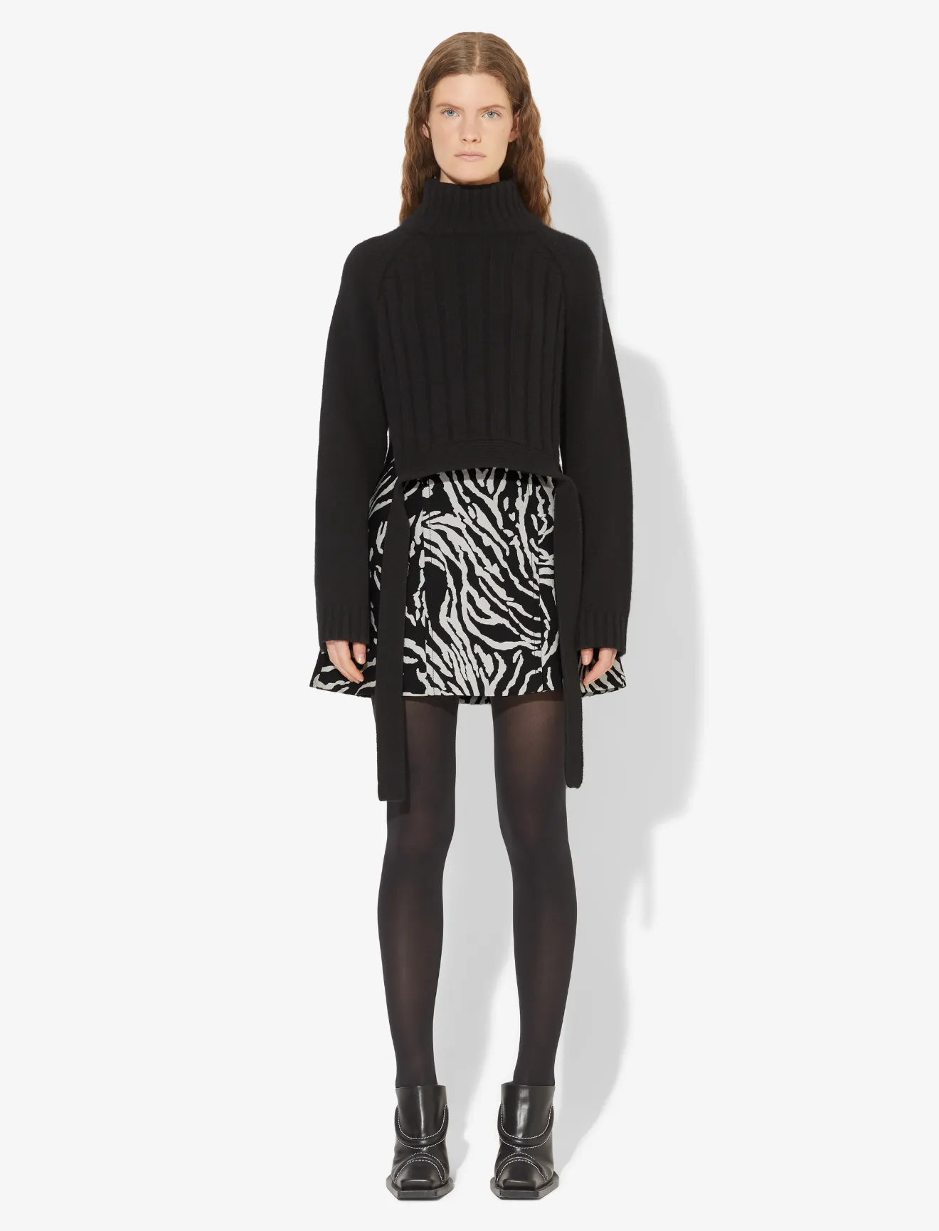 mini skirt zebra