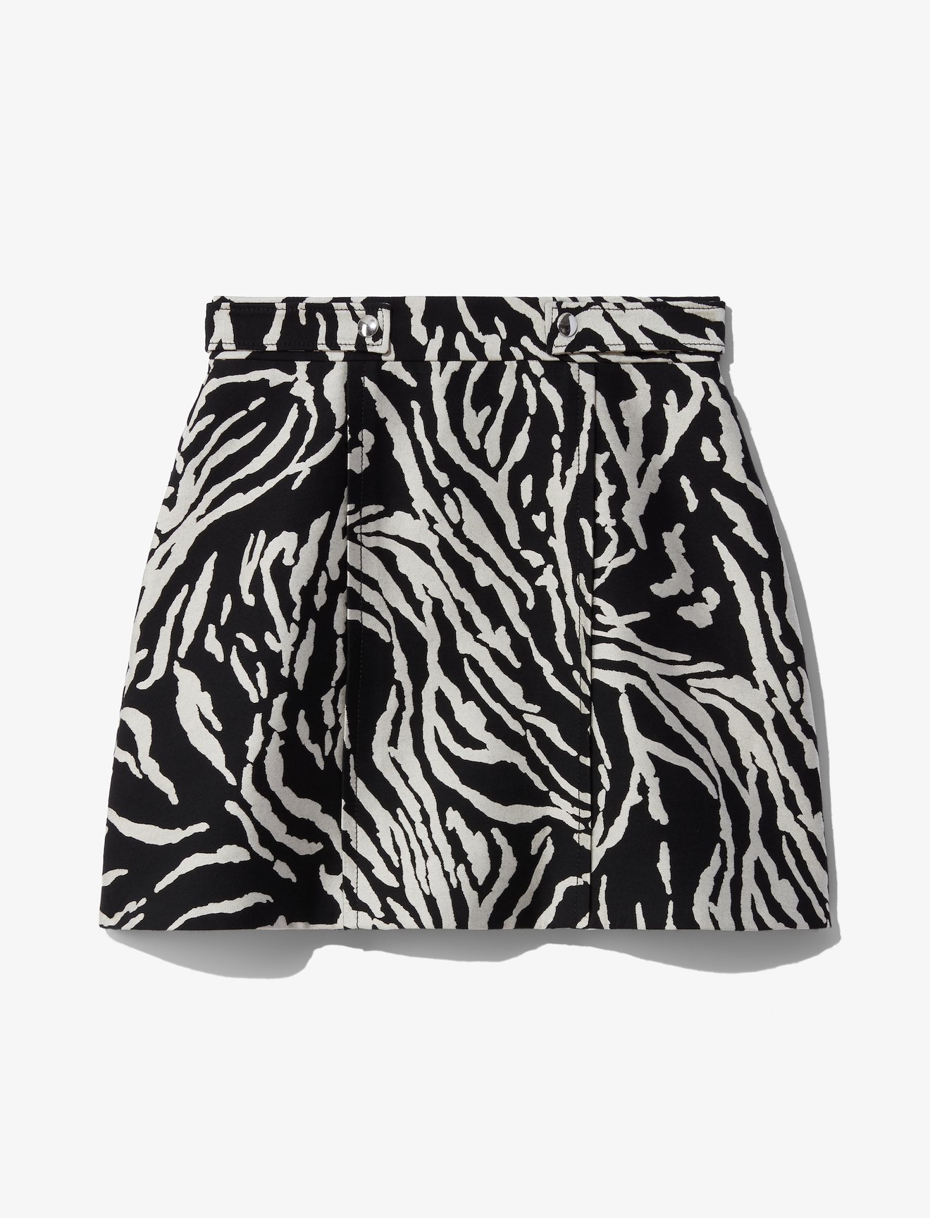 Zebra Jacquard Mini Skirt #4