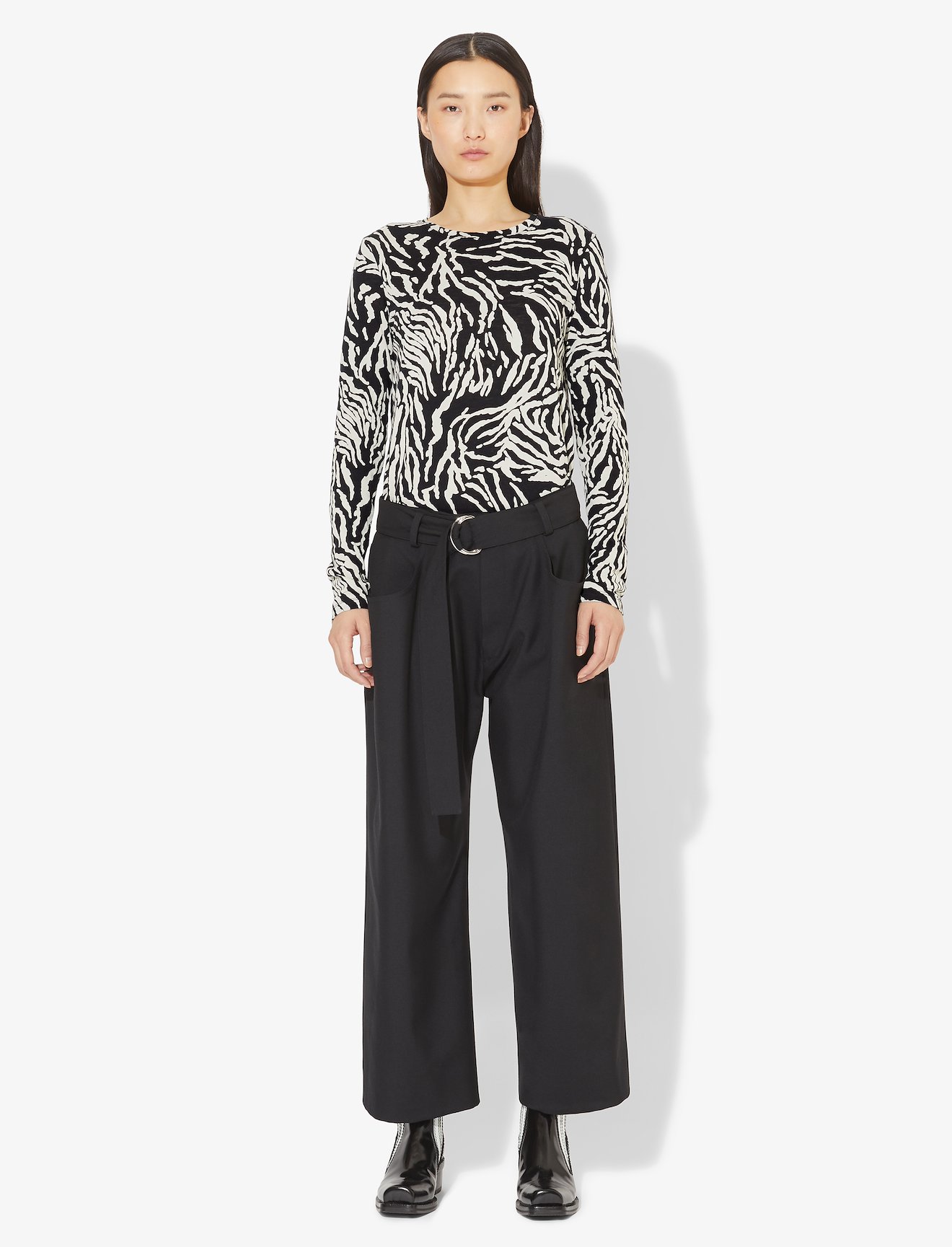 Zebra Long Sleeve T-Shirt #1