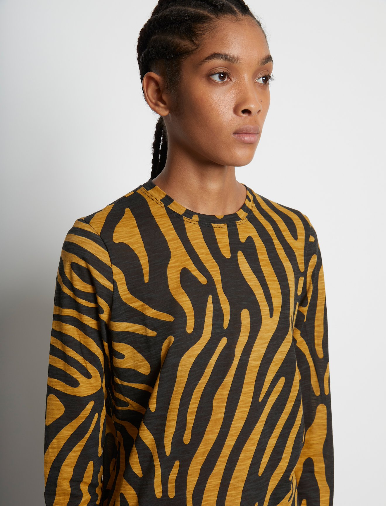 Zebra Print Long Sleeve T-Shirt #4