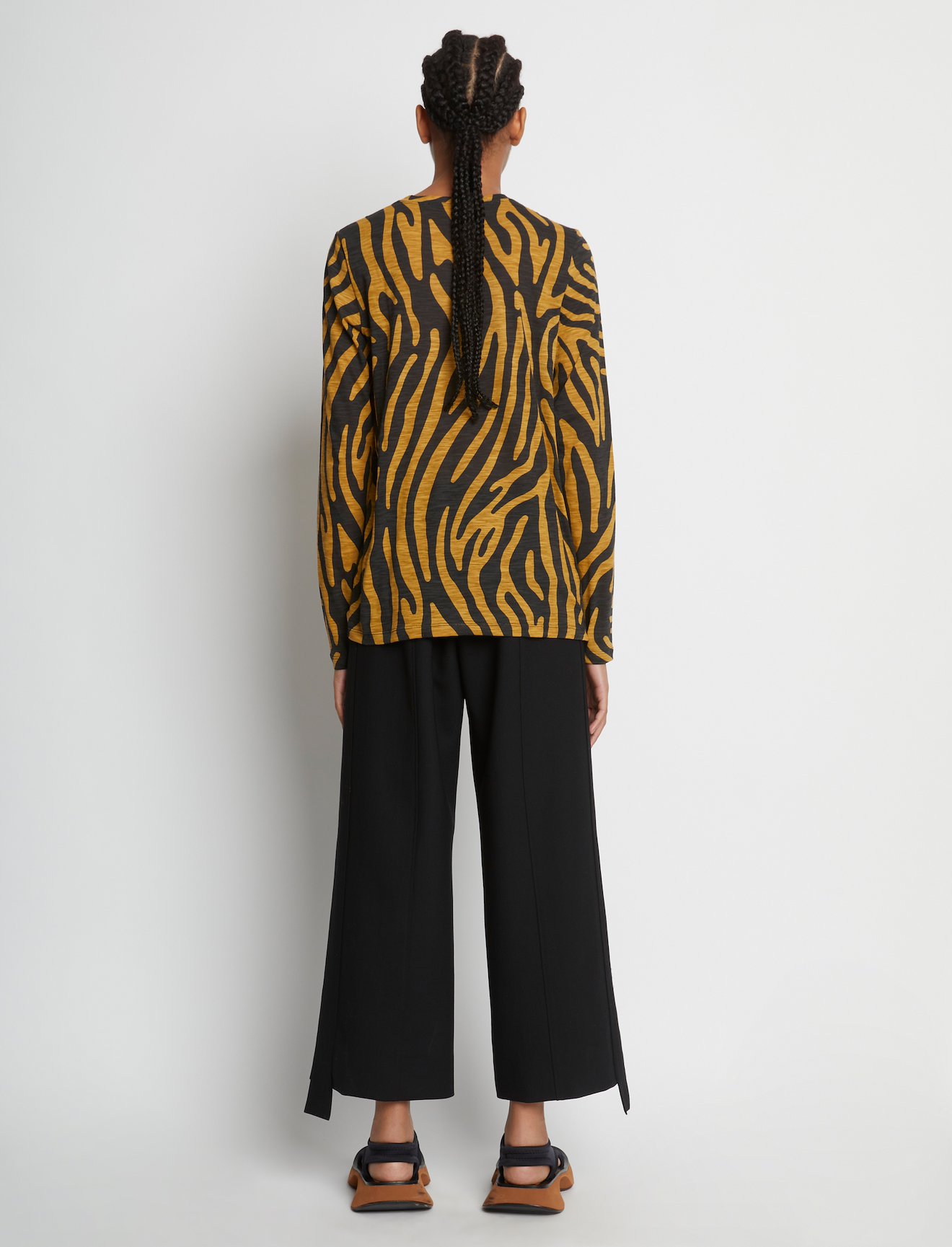 Zebra Print Long Sleeve T-Shirt #3