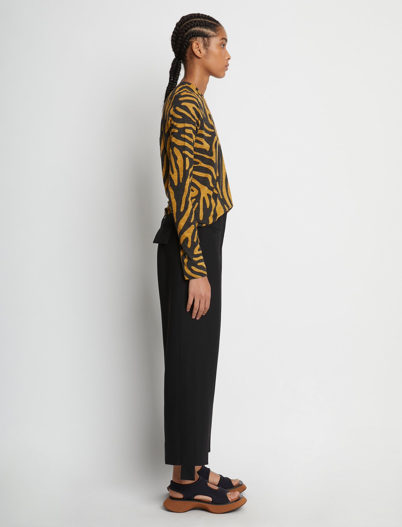 Zebra Print Long Sleeve T-Shirt #2