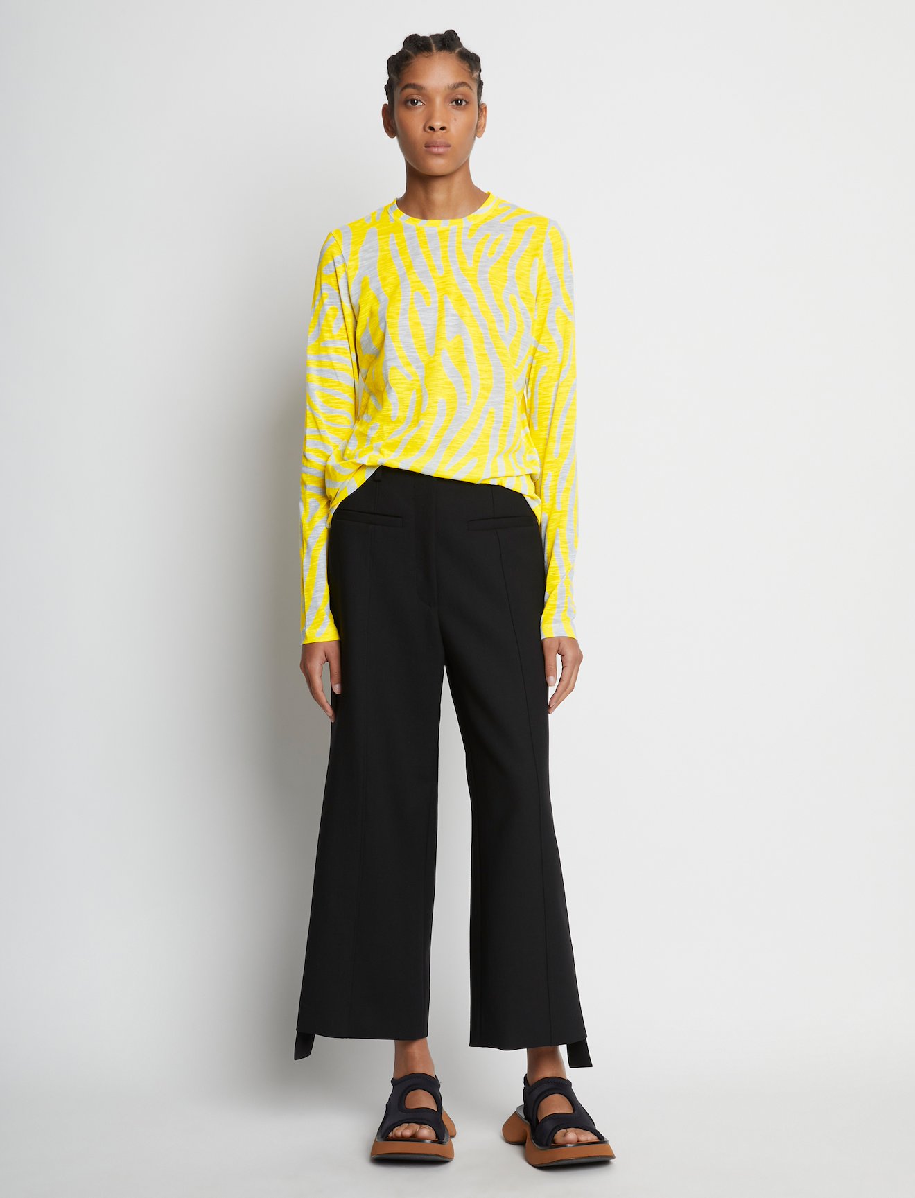 Zebra Print Long Sleeve T-Shirt #1
