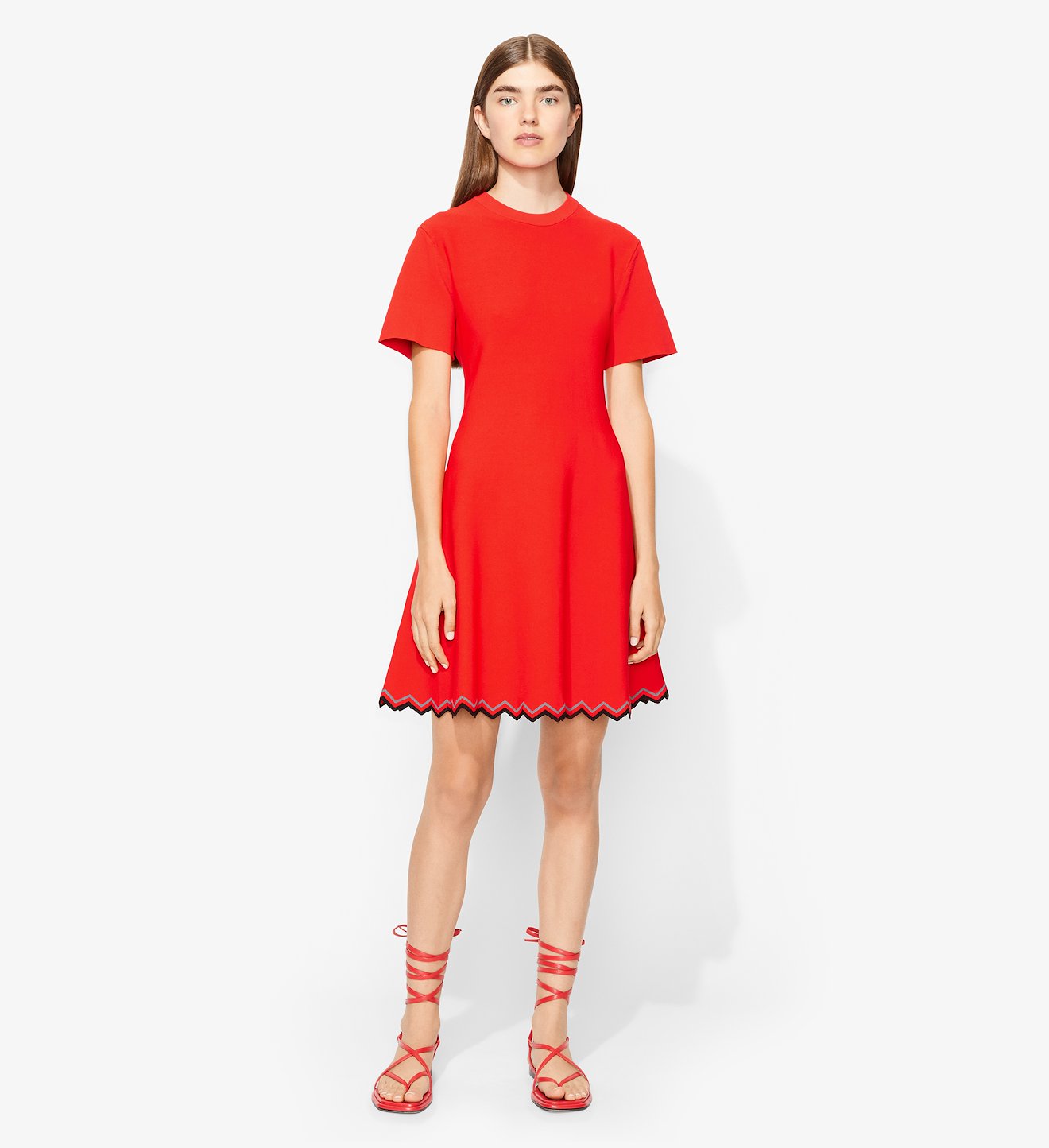 Zig Zag Knit Dress