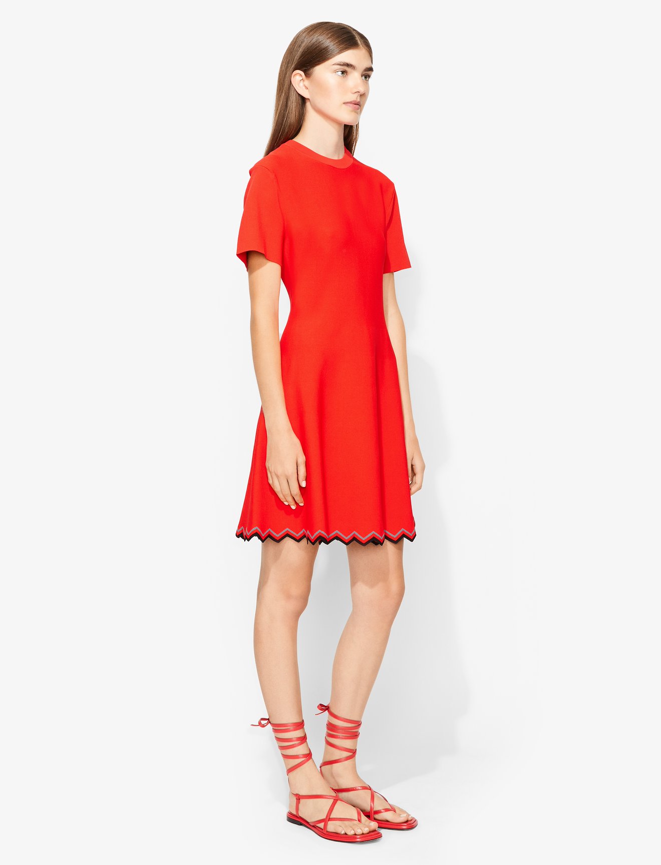 Zig Zag Knit Dress #1