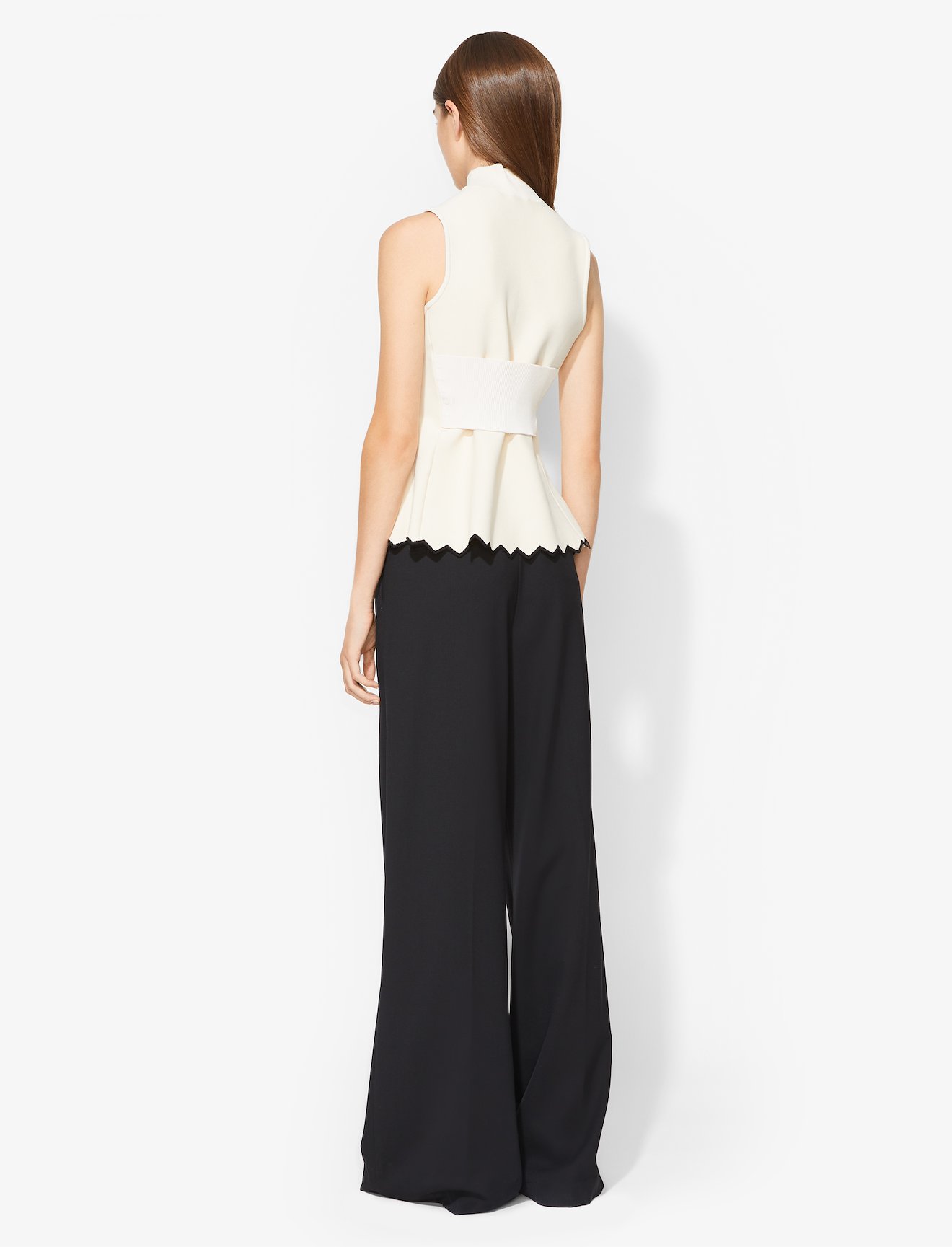 Zig Zag Knit Mockneck Top #3