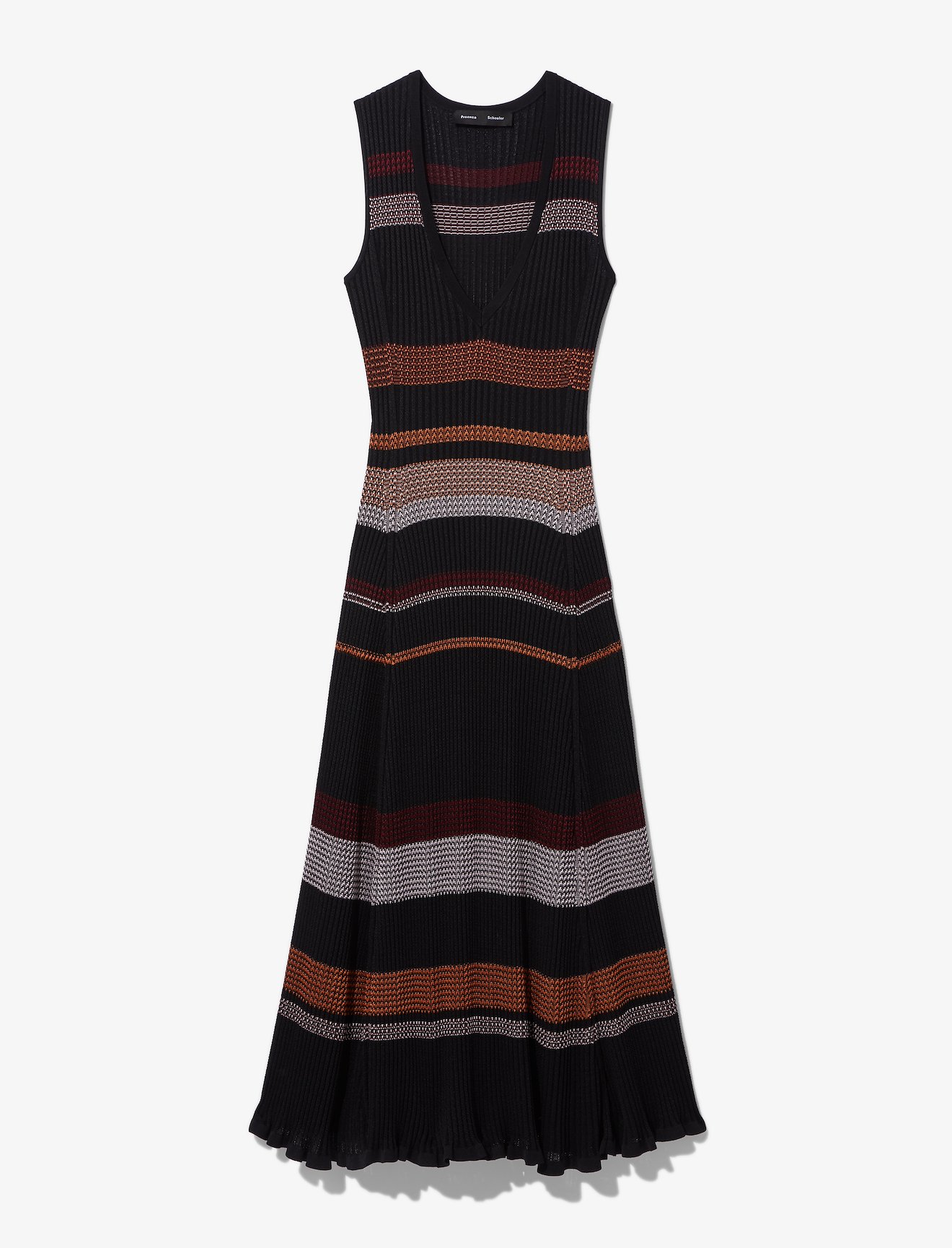 Zig Zag Stripe Knit Dress #4