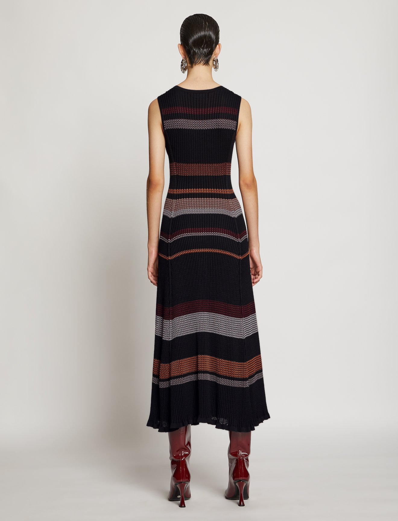 Zig Zag Stripe Knit Dress #2