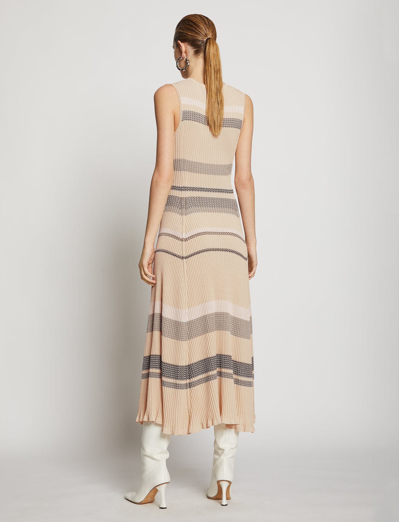 Zig Zag Stripe Knit Dress #2