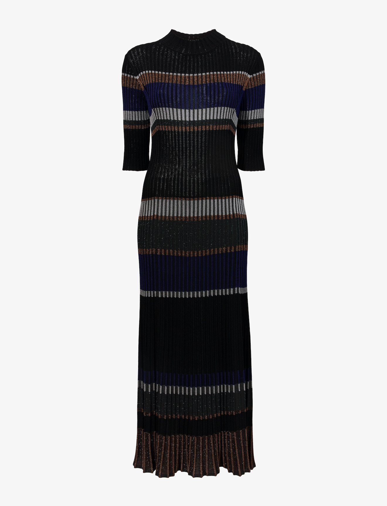Zig Zag Stripe Knit Dress #4