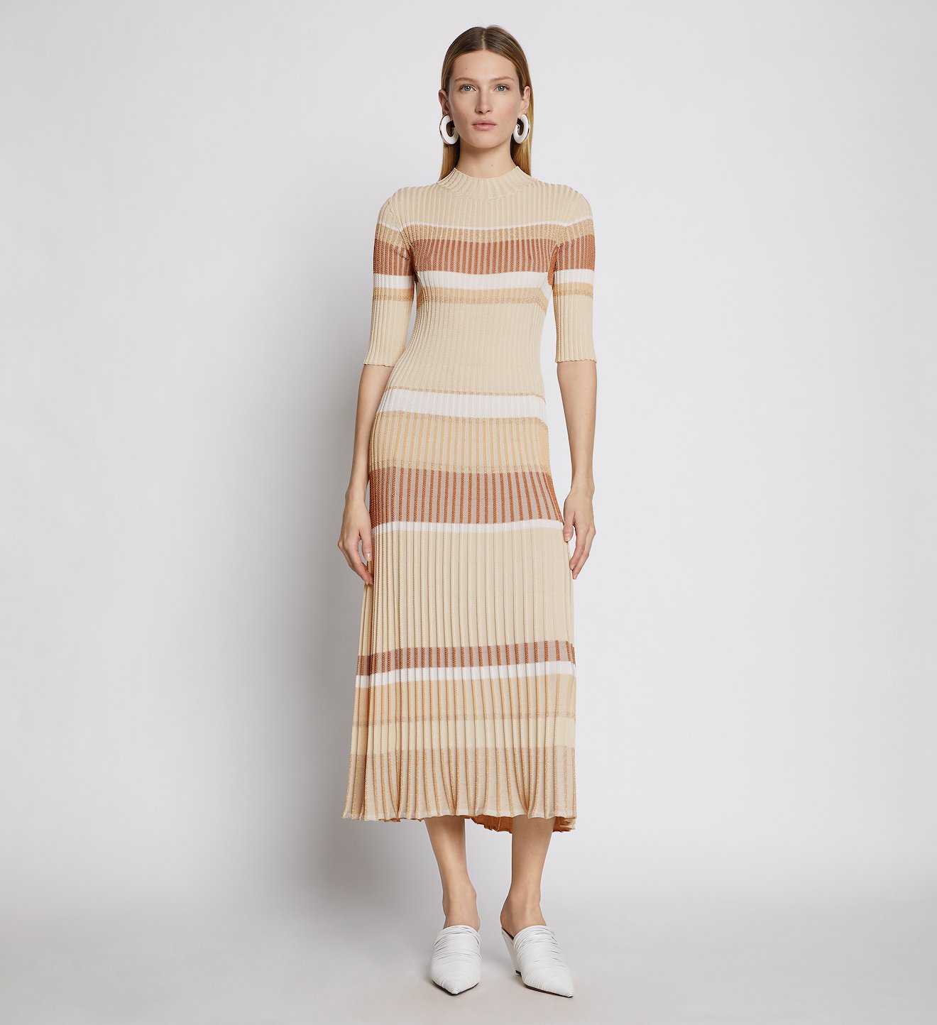 Zig Zag Stripe Knit Dress