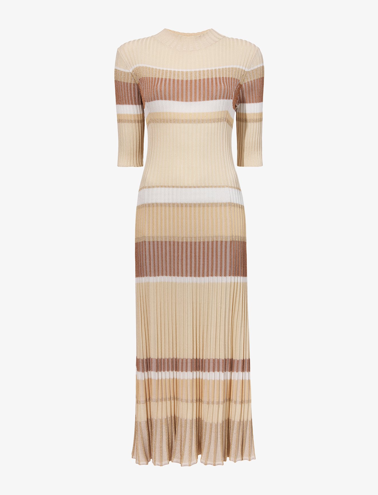 Zig Zag Stripe Knit Dress #4