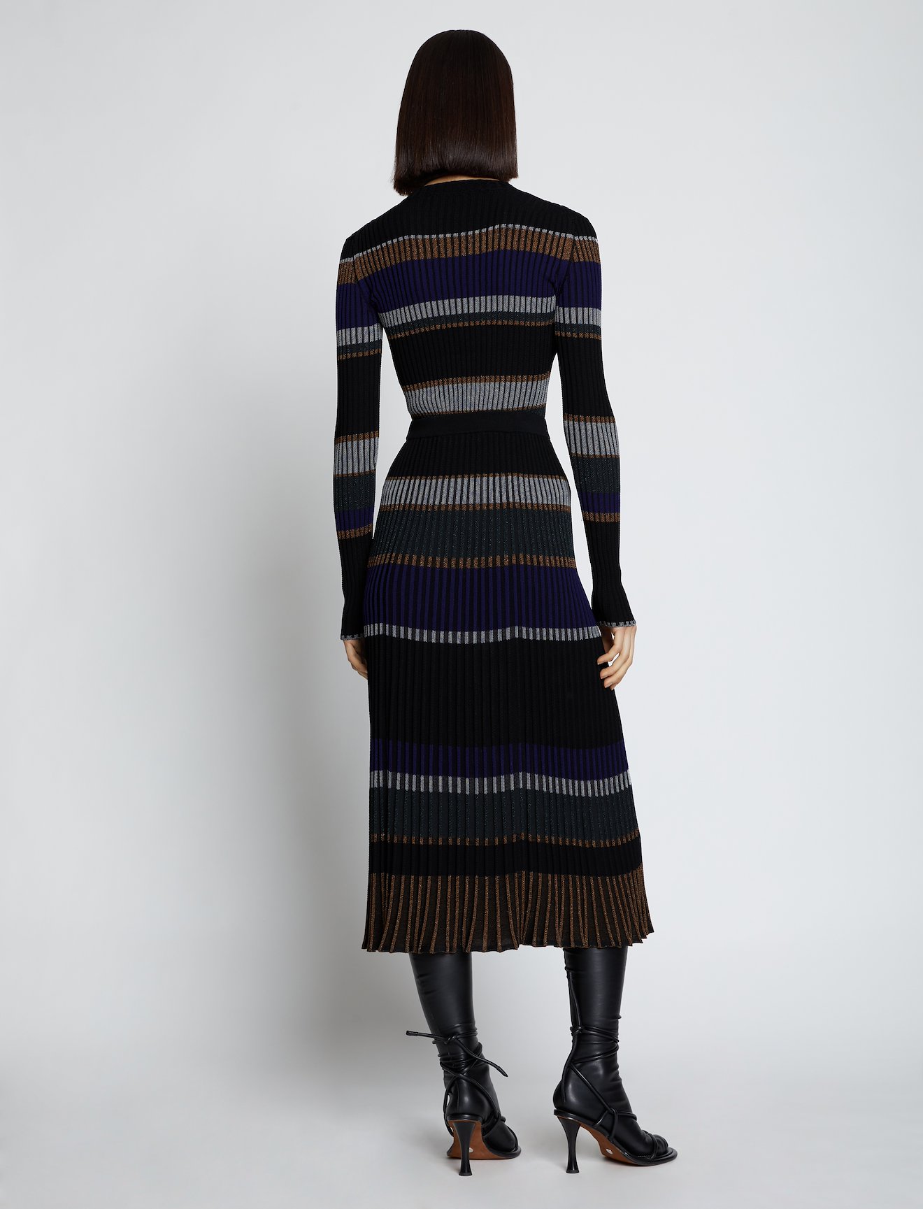 Zig Zag Stripe Knit Skirt #2