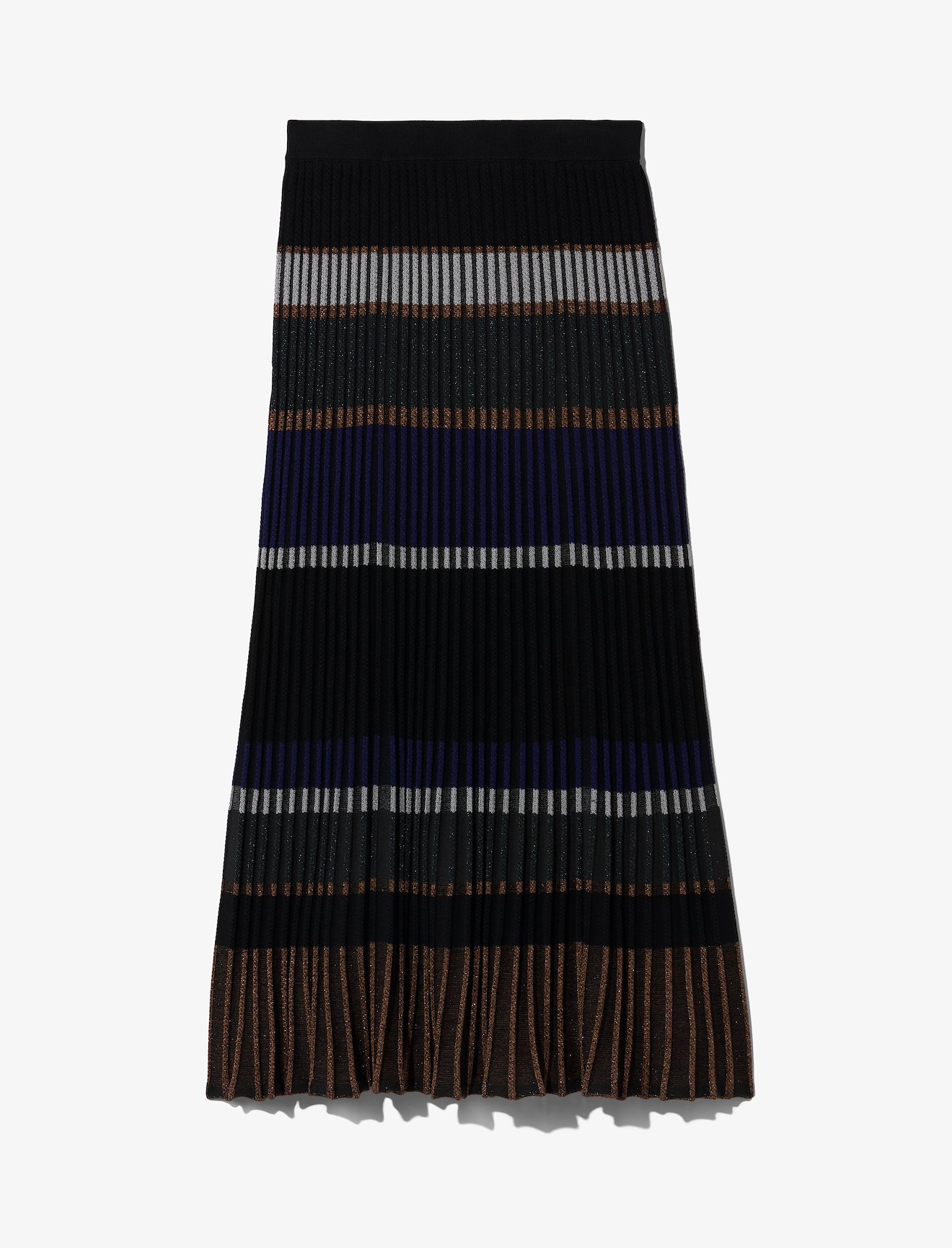 Zig Zag Stripe Knit Skirt #4