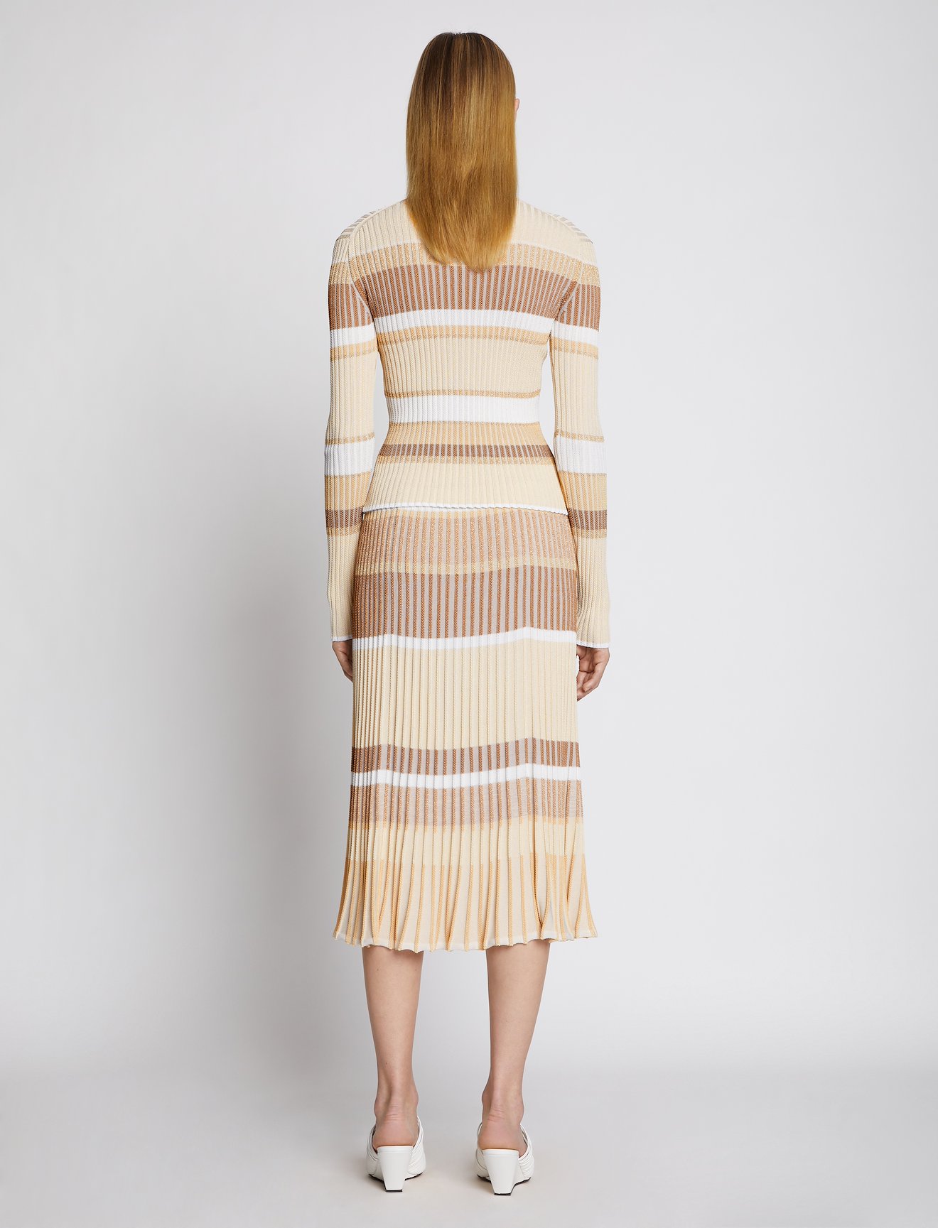 Zig Zag Stripe Knit Top #1