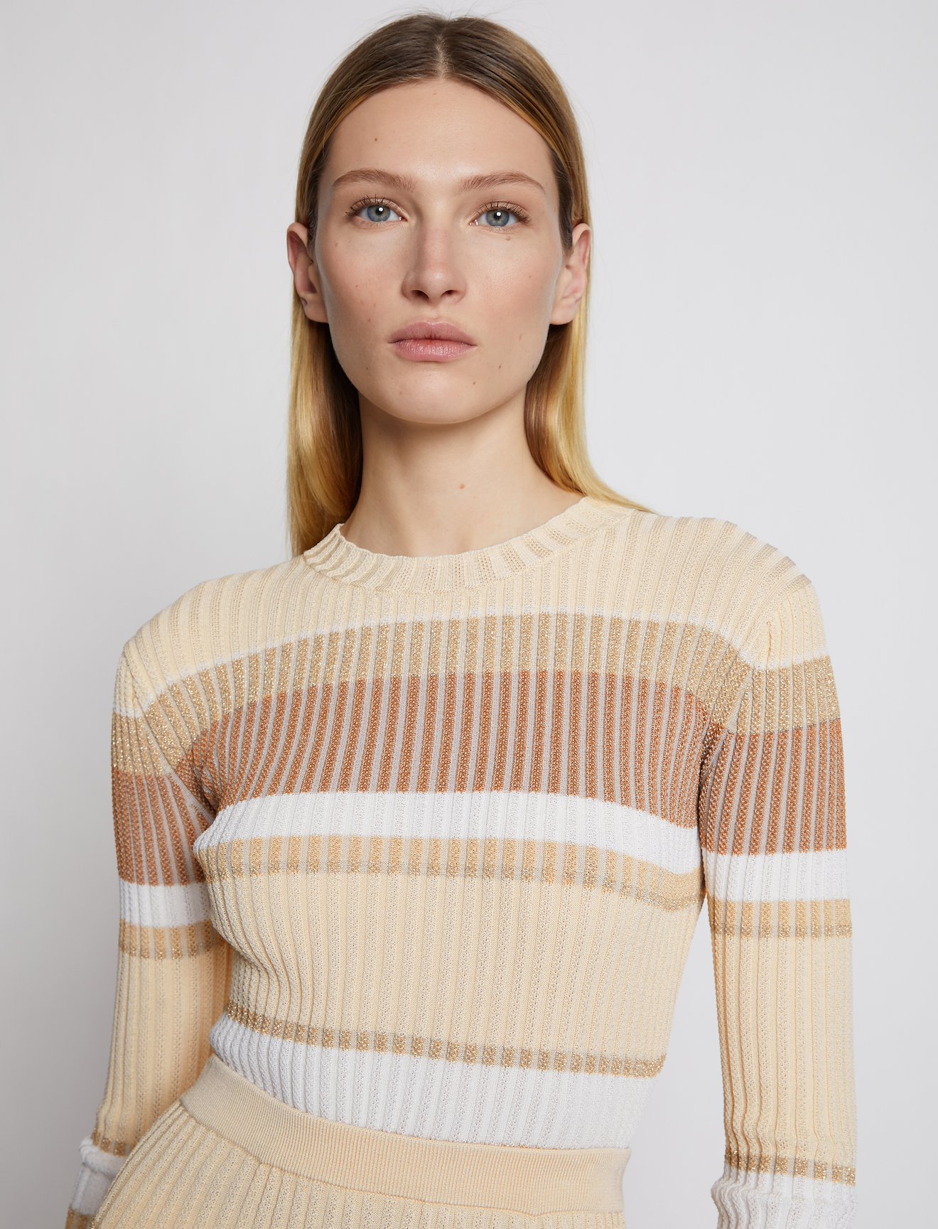 Zig Zag Stripe Knit Top #3