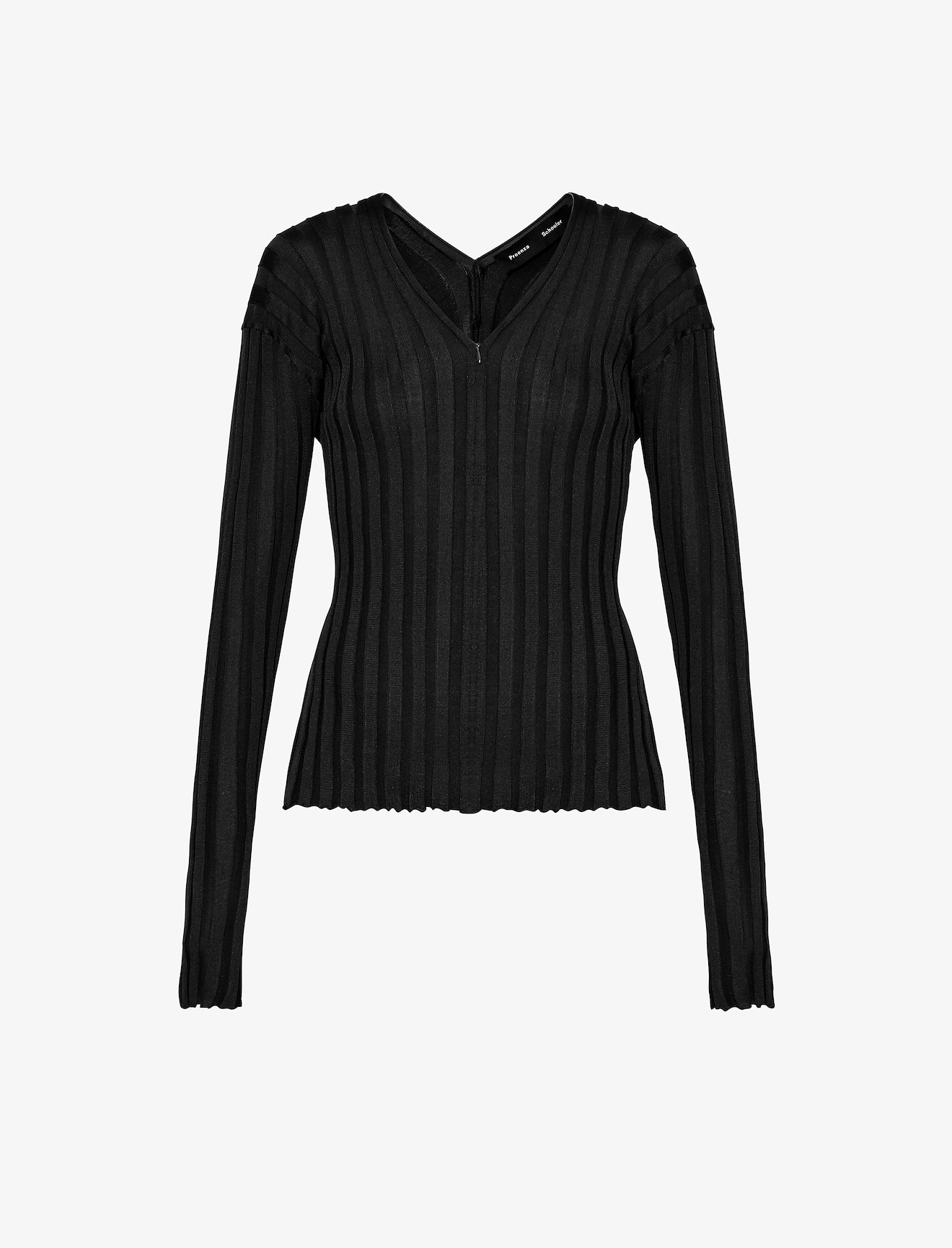 Zip Neck Ribbed Top #5