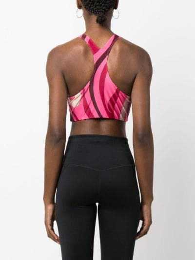 Emilio Pucci Abstract-print leggings in Pink