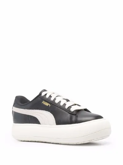 puma leather platform