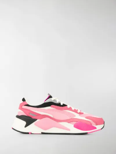 puma puzzle trainers pink