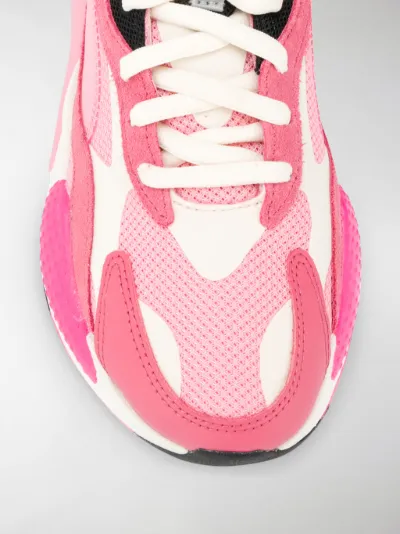 puma puzzle trainers pink