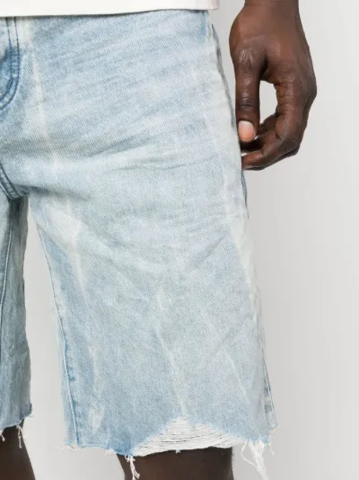 distressed denim shorts | Purple Brand | Eraldo.com