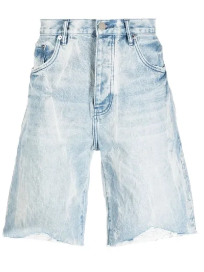 distressed denim shorts | Purple Brand | Eraldo.com