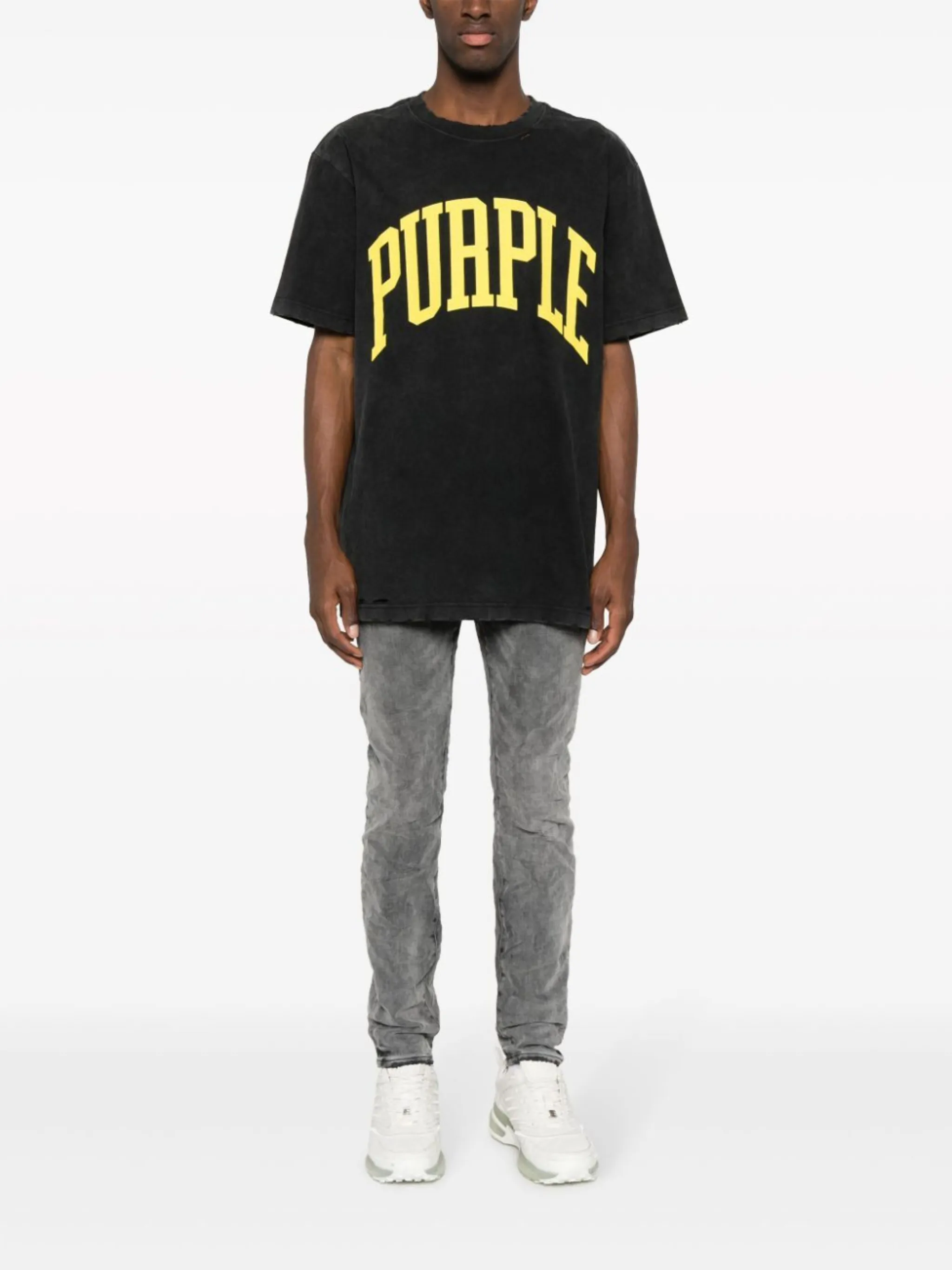 logopatch skinny jeans Purple Brand