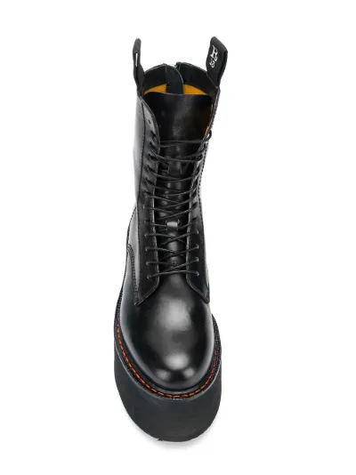 r13 platform combat boots