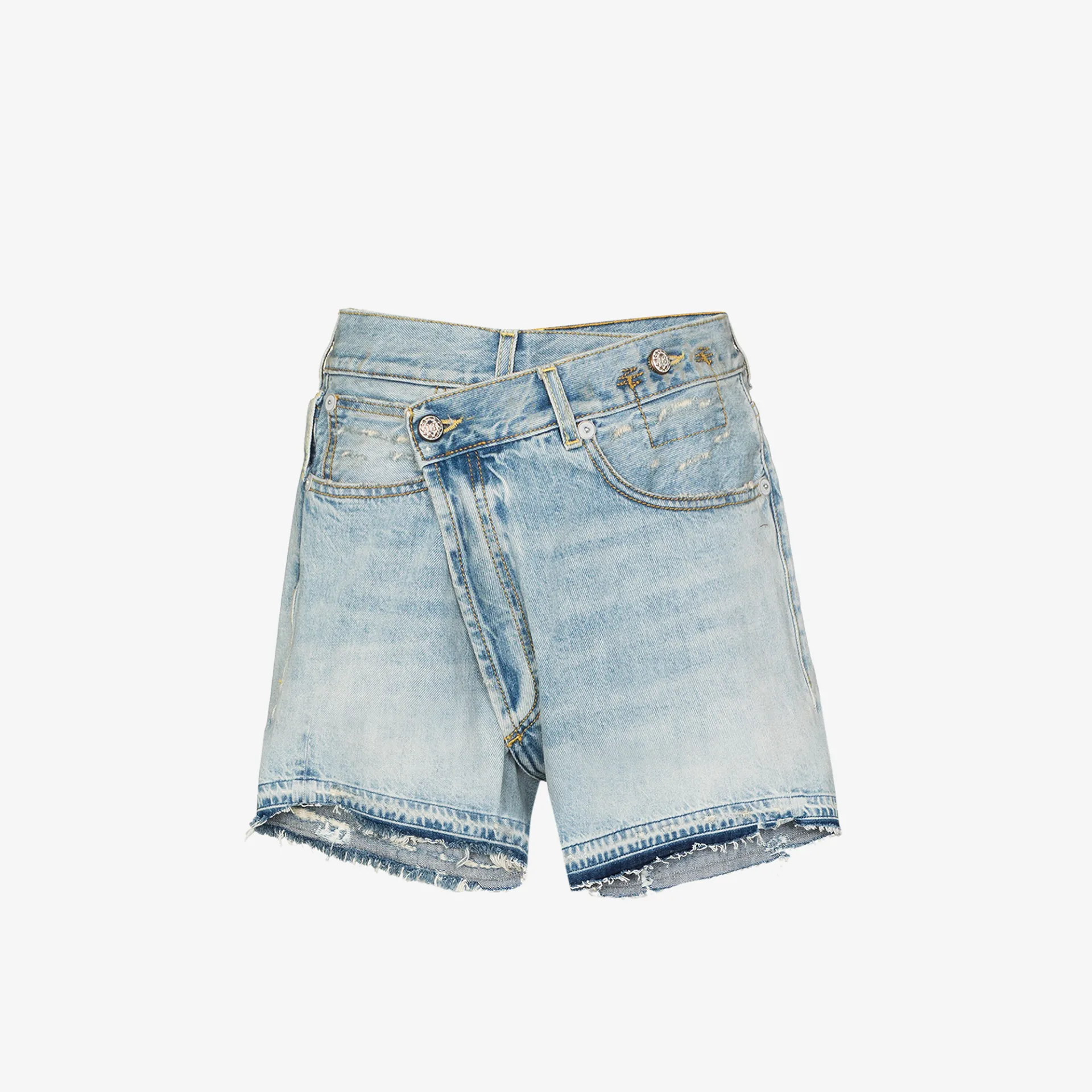 r13 denim shorts