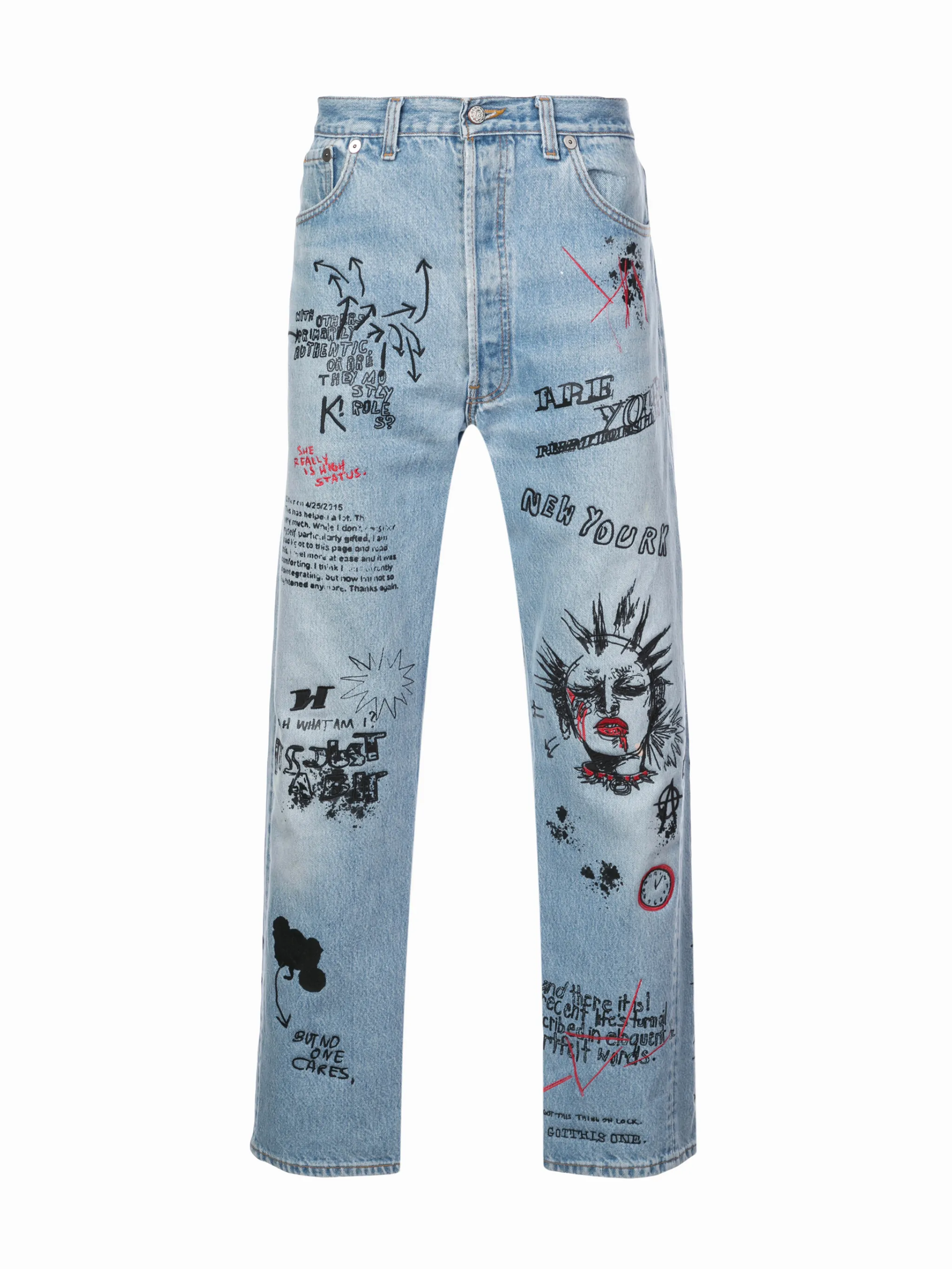 R13 graffiti logo jeans | Eraldo.com US R13 graffiti logo jeans | Eraldo.com US