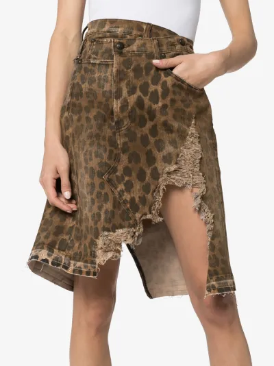 r13 leopard skirt