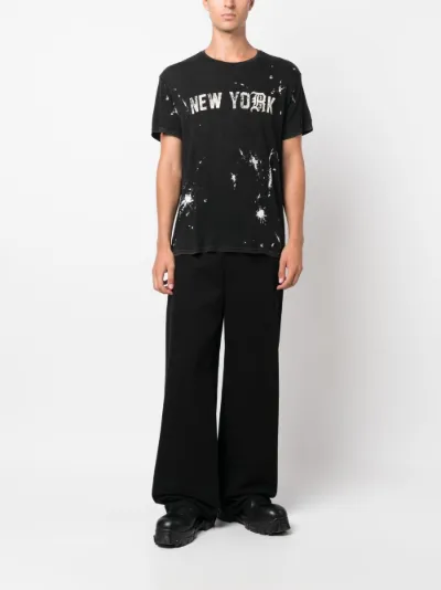 givenchy paint splatter t shirt