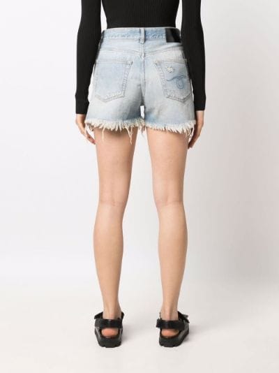 shredded slouch denim shorts R13 Eraldo