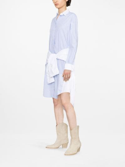 tie embellished cotton shirtdress R13 Eraldo