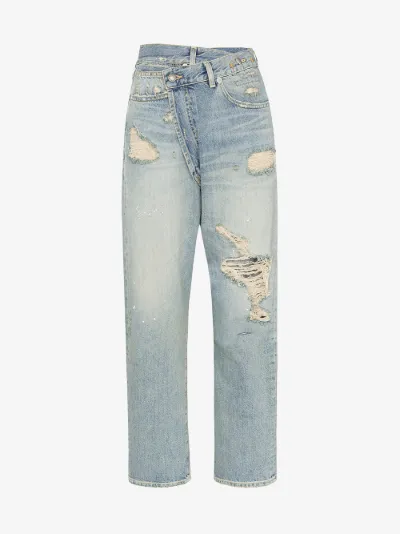 r13 distressed jeans
