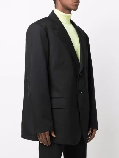 black boxy blazer