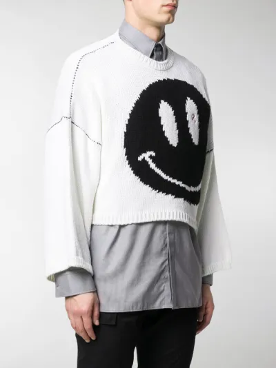 raf simons smiley sweater