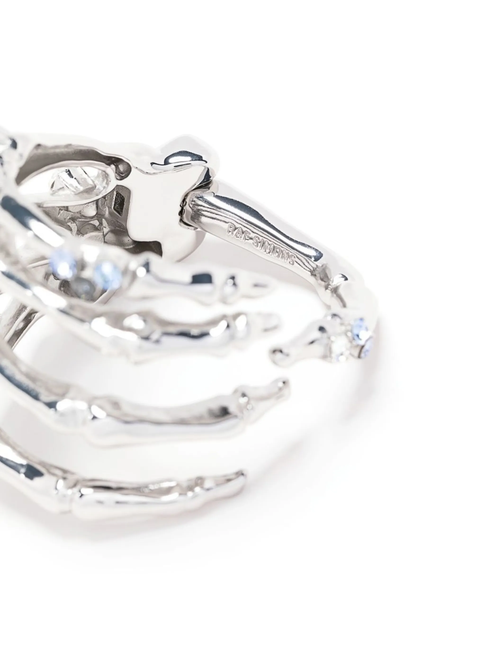 Raf Simons Silver Skeleton Hand Bracelet