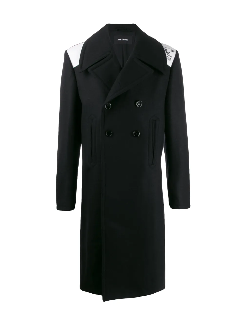 Raf simons wool coat best sale