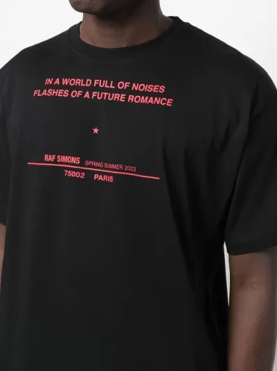 graphic-print cotton T-shirt | Raf 