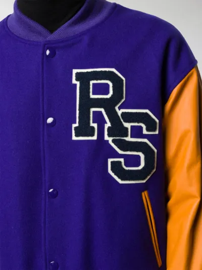 raf simons varsity jacket