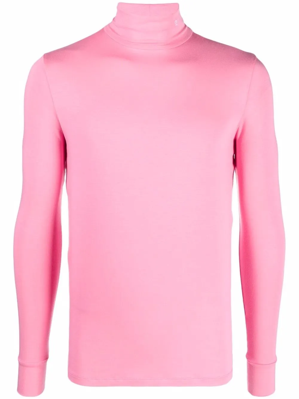 baby pink roll neck jumper