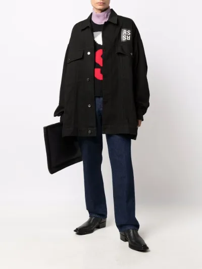 raf simons joy division denim jacket