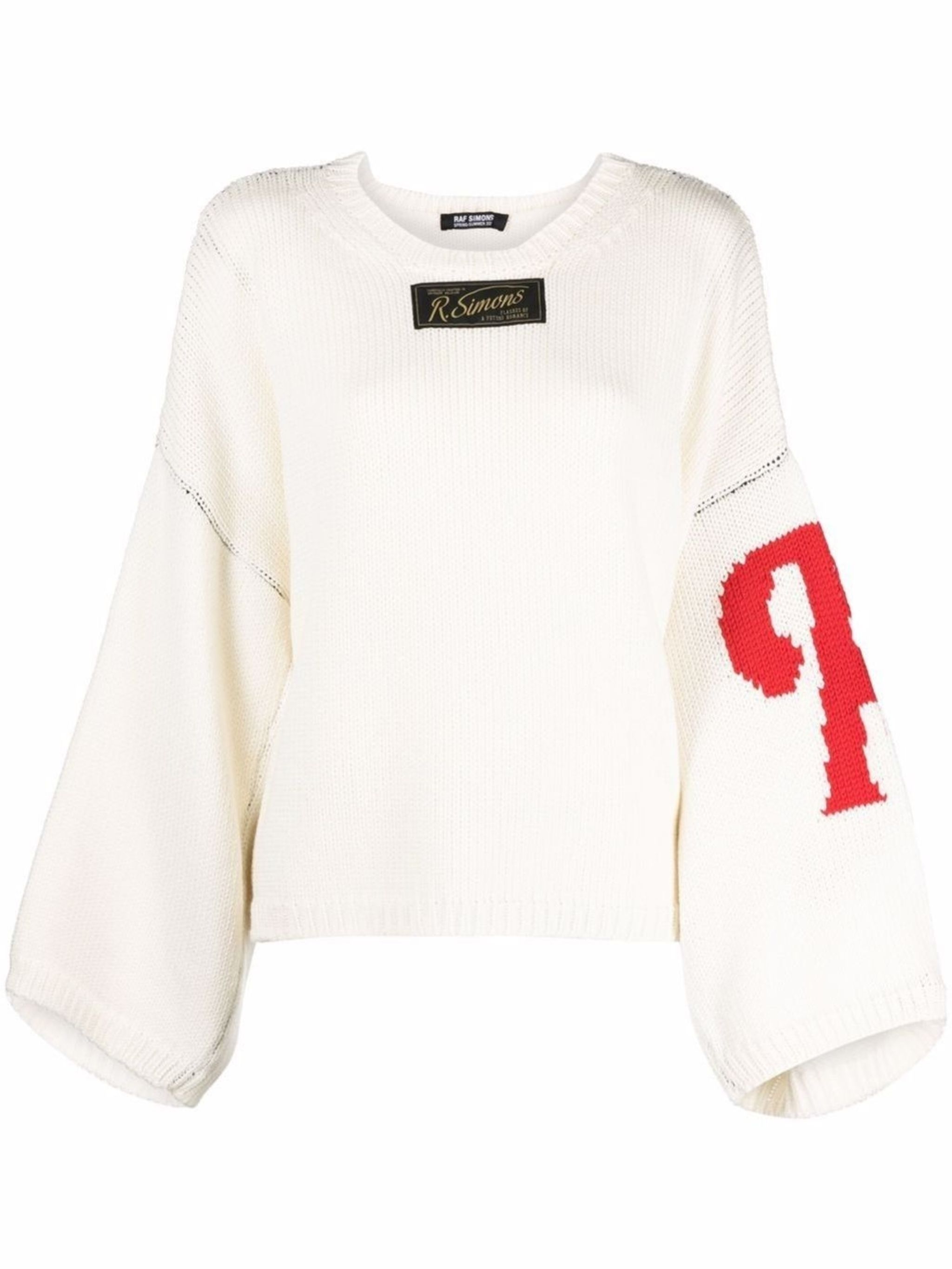 Raf Simons logo-patch oversized jumper | Eraldo.com FK