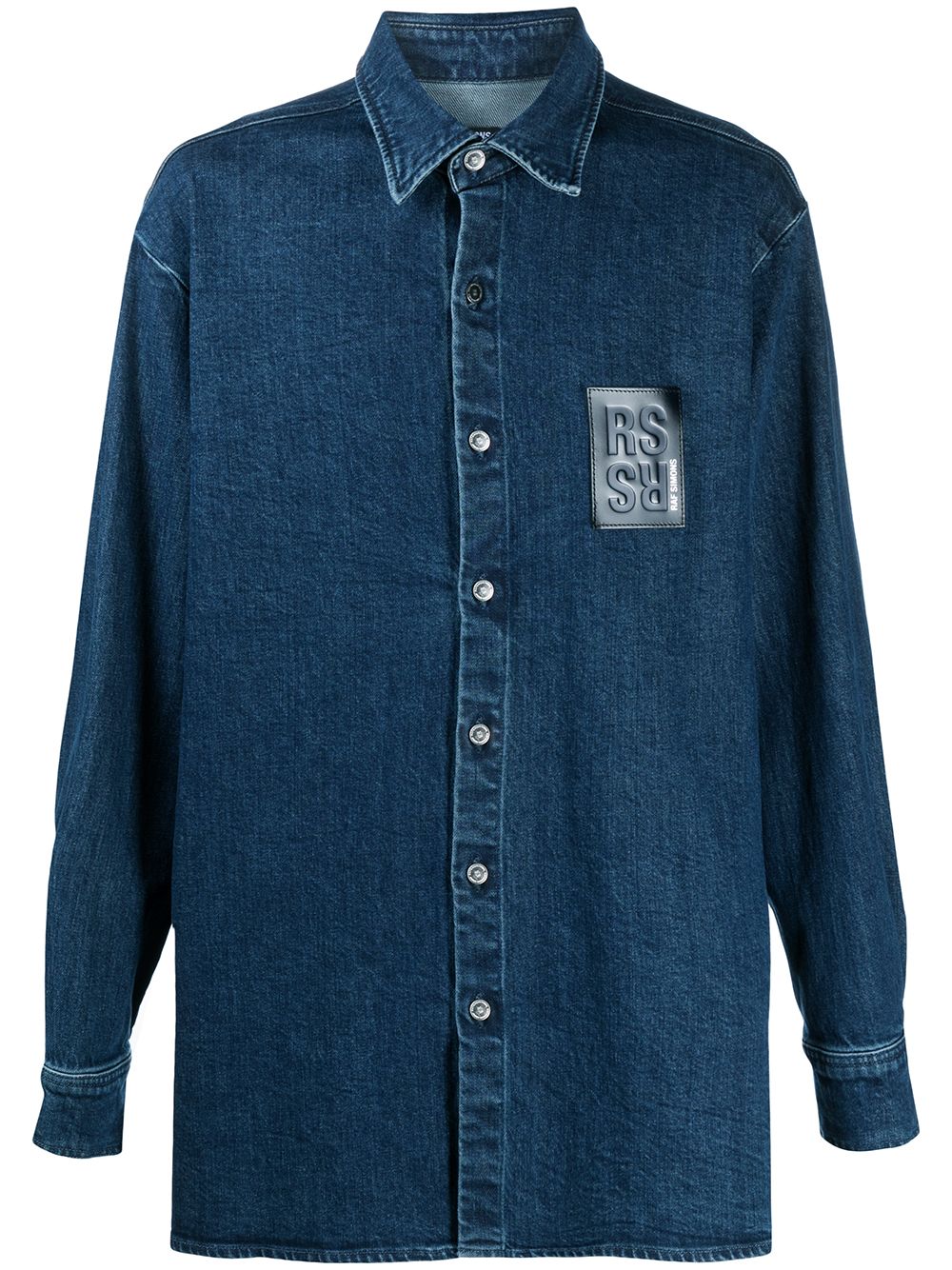 Raf Simons longline denim shirt | Eraldo.com DK